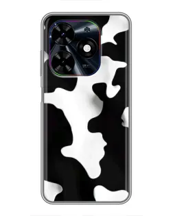 Чехол для TECNO Spark Go 2024 (BG6) с картинкой «Черно-белое пятно»