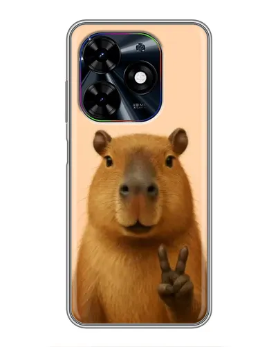 Чехол для TECNO Spark Go 2024 (BG6) с картинкой «Капибара виктория» Чехол для TECNO Spark Go 2024 (BG6) с картинкой «Капибара виктория»