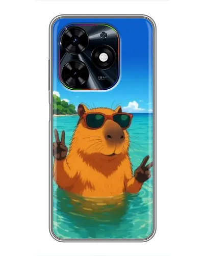 Чехол для TECNO Spark Go 2024 (BG6) с картинкой «Морская капибара» Чехол для TECNO Spark Go 2024 (BG6) с картинкой «Морская капибара»
