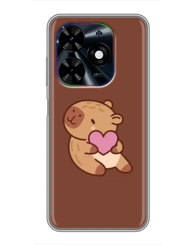 Чехол для TECNO Spark Go 2024 (BG6) с картинкой «Капибара с сердцем» Чехол для TECNO Spark Go 2024 (BG6) с картинкой «Капибара с сердцем»