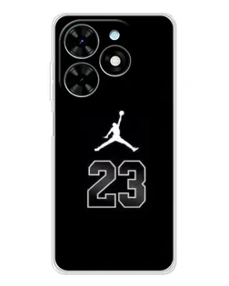 Чехол для TECNO Spark Go 2025 с картинкой «Jordan Flight 23» Чехол для TECNO Spark Go 2025 с картинкой «Jordan Flight 23»