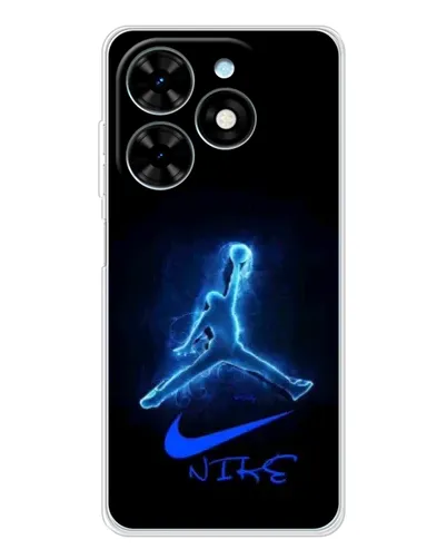 Чехол для TECNO Spark Go 2025 с картинкой «Jordan Neon Blue» Чехол для TECNO Spark Go 2025 с картинкой «Jordan Neon Blue»