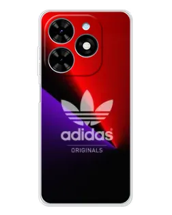 Чехол для TECNO Spark Go 2025 с картинкой «Adidas Red Neon» Чехол для TECNO Spark Go 2025 с картинкой «Adidas Red Neon»