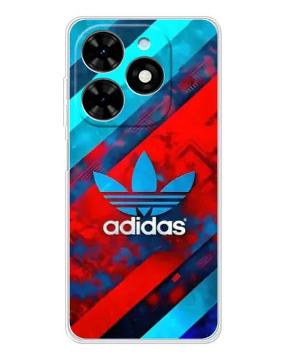 Чехол для TECNO Spark Go 2025 с картинкой «Абстракция Adidas»