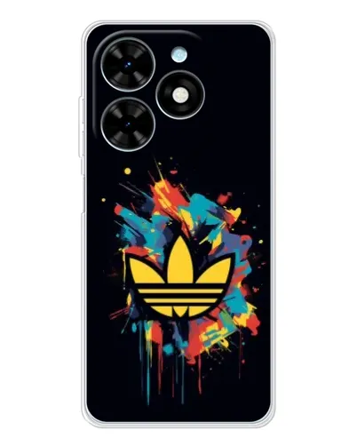 Чехол для TECNO Spark Go 2025 с картинкой «Adidas Splash»