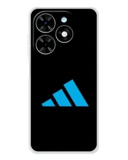 Чехол для TECNO Spark Go 2025 с картинкой «Adidas Cyan Logo» Чехол для TECNO Spark Go 2025 с картинкой «Adidas Cyan Logo»