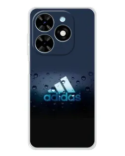 Чехол для TECNO Spark Go 2025 с картинкой «Adidas Water Drops» Чехол для TECNO Spark Go 2025 с картинкой «Adidas Water Drops»