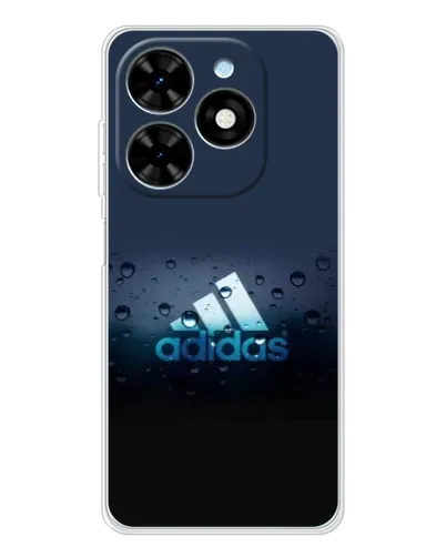 Чехол для TECNO Spark Go 2025 с картинкой «Adidas Water Drops»