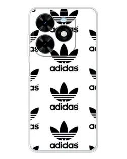 Чехол для TECNO Spark Go 2025 с картинкой «Adidas Pattern» Чехол для TECNO Spark Go 2025 с картинкой «Adidas Pattern»