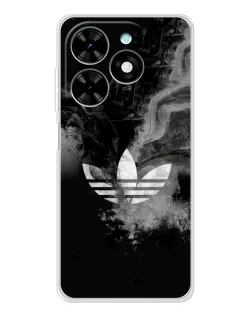 Чехол для TECNO Spark Go 2025 с картинкой «Абстрактный дым Adidas» Чехол для TECNO Spark Go 2025 с картинкой «Абстрактный дым Adidas»