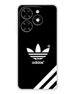 Чехол для TECNO Spark Go 2025 с картинкой «Adidas с диагональными полосами»