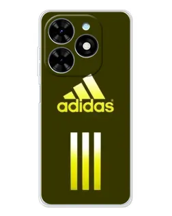 Чехол для TECNO Spark Go 2025 с картинкой «Оливковый градиент Adidas»