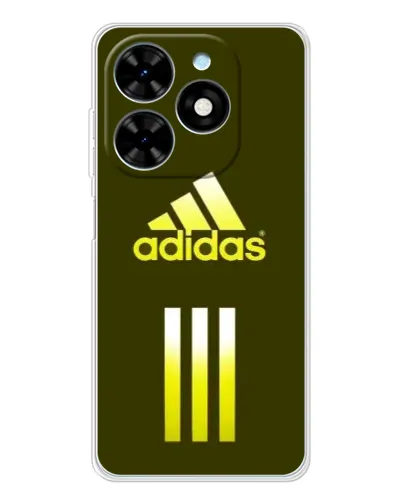 Чехол для TECNO Spark Go 2025 с картинкой «Оливковый градиент Adidas»