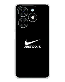 Чехол для TECNO Spark Go 2025 с картинкой «Минимализм от Nike»