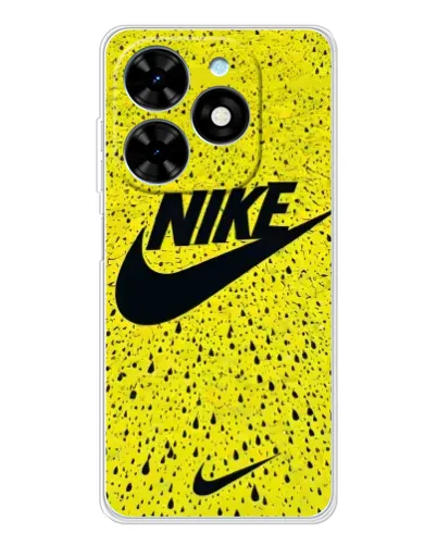 Чехол для TECNO Spark Go 2025 с картинкой «Желтый текстурный Nike» Чехол для TECNO Spark Go 2025 с картинкой «Желтый текстурный Nike»