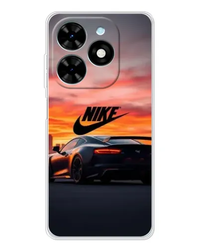 Чехол для TECNO Spark Go 2025 с картинкой «Nike и суперкар» Чехол для TECNO Spark Go 2025 с картинкой «Nike и суперкар»