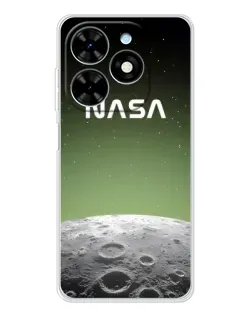 Чехол для TECNO Spark Go 2025 с картинкой «NASA — лунный градиент» Чехол для TECNO Spark Go 2025 с картинкой «NASA — лунный градиент»