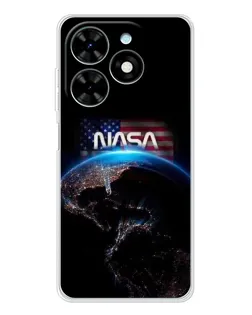 Чехол для TECNO Spark Go 2025 с картинкой «Земля из космоса NASA» Чехол для TECNO Spark Go 2025 с картинкой «Земля из космоса NASA»