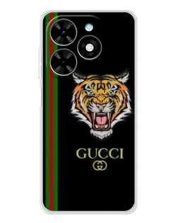 Чохол для TECNO Spark Go 2025 з картинкою «Тигр Gucci» Чохол для TECNO Spark Go 2025 з картинкою «Тигр Gucci»