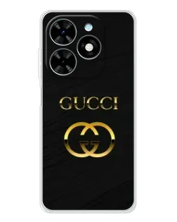 Чохол для TECNO Spark Go 2025 з картинкою «Золотий логотип Gucci» Чохол для TECNO Spark Go 2025 з картинкою «Золотий логотип Gucci»
