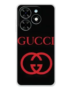 Чохол для TECNO Spark Go 2025 з картинкою «Gucci — червоний логотип» Чохол для TECNO Spark Go 2025 з картинкою «Gucci — червоний логотип»