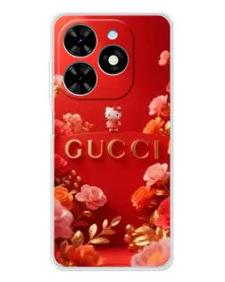 Чохол для TECNO Spark Go 2025 з картинкою «Gucci — золотий сад» Чохол для TECNO Spark Go 2025 з картинкою «Gucci — золотий сад»