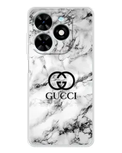 Чохол для TECNO Spark Go 2025 з картинкою «Gucci — мармуровий шик» Чохол для TECNO Spark Go 2025 з картинкою «Gucci — мармуровий шик»