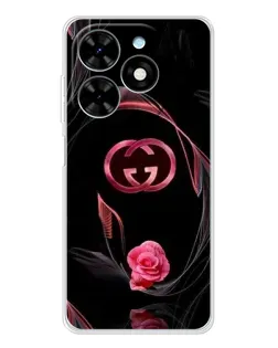 Чохол для TECNO Spark Go 2025 з картинкою «Gucci — неонова троянда» Чохол для TECNO Spark Go 2025 з картинкою «Gucci — неонова троянда»