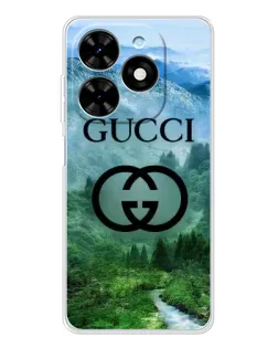 Чохол для TECNO Spark Go 2025 з картинкою «Gucci — гірський пейзаж» Чохол для TECNO Spark Go 2025 з картинкою «Gucci — гірський пейзаж»