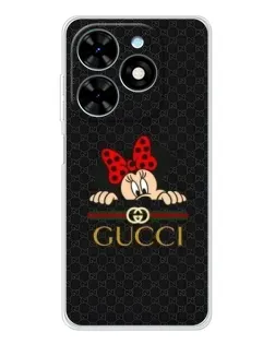 Чохол для TECNO Spark Go 2025 з картинкою «Мінні Маус Gucci — чорний» Чохол для TECNO Spark Go 2025 з картинкою «Мінні Маус Gucci — чорний»