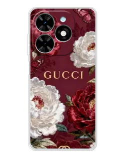 Чохол для TECNO Spark Go 2025 з картинкою «Gucci — бордові троянди» Чохол для TECNO Spark Go 2025 з картинкою «Gucci — бордові троянди»