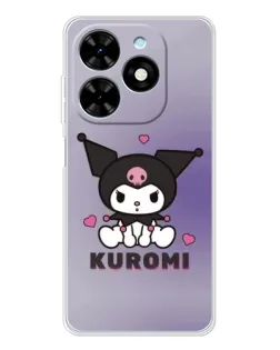 Чехол для TECNO Spark Go 2025 с картинкой «Kuromi — фиолетовый арт» Чехол для TECNO Spark Go 2025 с картинкой «Kuromi — фиолетовый арт»