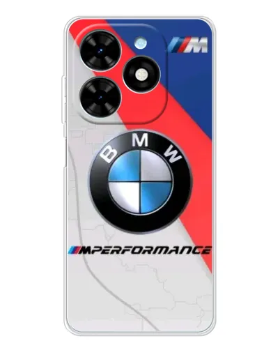 Чехол для TECNO Spark Go 2025 с картинкой «BMW Performance стиль» Чехол для TECNO Spark Go 2025 с картинкой «BMW Performance стиль»