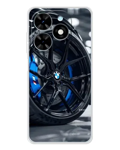 Чехол для TECNO Spark Go 2025 с картинкой «Колесо BMW вблизи» Чехол для TECNO Spark Go 2025 с картинкой «Колесо BMW вблизи»