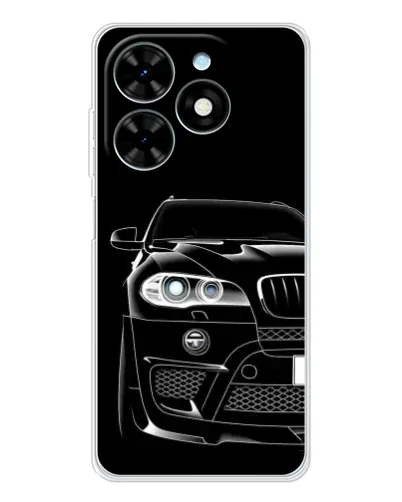Чехол для TECNO Spark Go 2025 с картинкой «Темный силуэт BMW» Чехол для TECNO Spark Go 2025 с картинкой «Темный силуэт BMW»