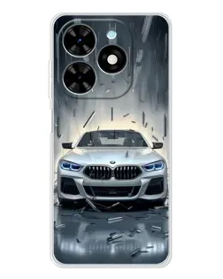 Чехол для TECNO Spark Go 2025 с картинкой «BMW в свете фар» Чехол для TECNO Spark Go 2025 с картинкой «BMW в свете фар»
