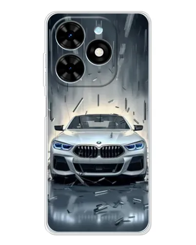 Чехол для TECNO Spark Go 2025 с картинкой «BMW в свете фар» Чехол для TECNO Spark Go 2025 с картинкой «BMW в свете фар»