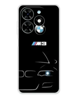 Чехол для TECNO Spark Go 2025 с картинкой «Минималистичный принт BMW M3» Чехол для TECNO Spark Go 2025 с картинкой «Минималистичный принт BMW M3»