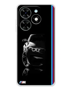 Чехол для TECNO Spark Go 2025 с картинкой «Силуэт BMW в темноте» Чехол для TECNO Spark Go 2025 с картинкой «Силуэт BMW в темноте»