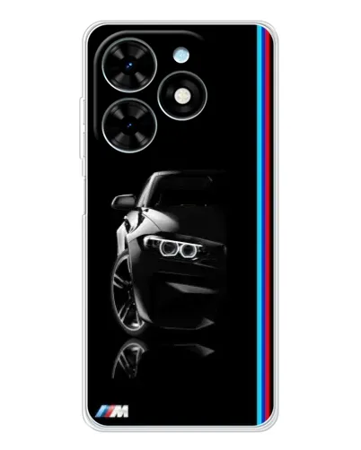 Чехол для TECNO Spark Go 2025 с картинкой «Силуэт BMW в темноте» Чехол для TECNO Spark Go 2025 с картинкой «Силуэт BMW в темноте»