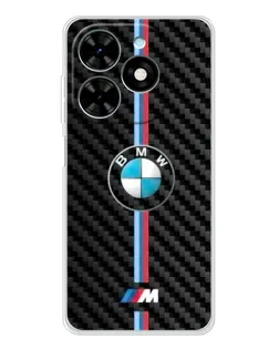 Чехол для TECNO Spark Go 2025 с картинкой «Эмблема BMW и карбон» Чехол для TECNO Spark Go 2025 с картинкой «Эмблема BMW и карбон»