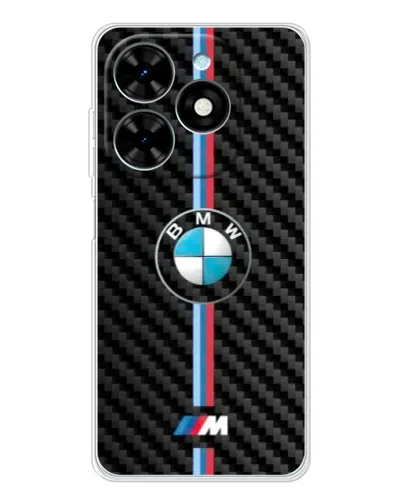 Чехол для TECNO Spark Go 2025 с картинкой «Эмблема BMW и карбон» Чехол для TECNO Spark Go 2025 с картинкой «Эмблема BMW и карбон»