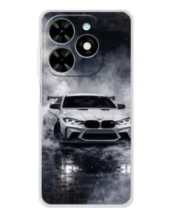 Чехол для TECNO Spark Go 2025 с картинкой «BMW сквозь туман» Чехол для TECNO Spark Go 2025 с картинкой «BMW сквозь туман»