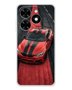 Чехол для TECNO Spark Go 2025 с картинкой «BMW на красной дорожке» Чехол для TECNO Spark Go 2025 с картинкой «BMW на красной дорожке»