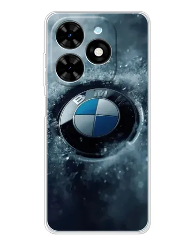 Чехол для TECNO Spark Go 2025 с картинкой «Логотип BMW — лед» Чехол для TECNO Spark Go 2025 с картинкой «Логотип BMW — лед»