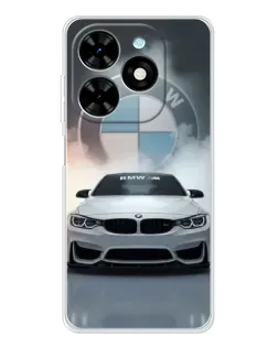 Чехол для TECNO Spark Go 2025 с картинкой «BMW в белом дыму» Чехол для TECNO Spark Go 2025 с картинкой «BMW в белом дыму»