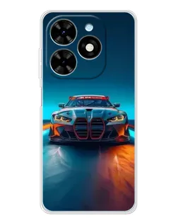 Чехол для TECNO Spark Go 2025 с картинкой «BMW — огни неона» Чехол для TECNO Spark Go 2025 с картинкой «BMW — огни неона»