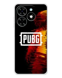 Чехол для TECNO Spark Go 2025 с картинкой «Яркий логотип PUBG»