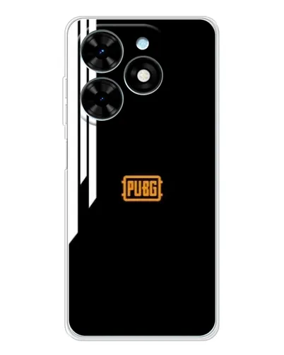 Чехол для TECNO Spark Go 2025 с картинкой «PUBG — вертикальные линии»