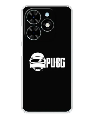 Чехол для TECNO Spark Go 2025 с картинкой «PUBG — классический лого»